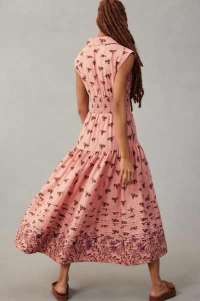 sachin and babi light blue dress Lexi Sleeveless Tie Waist Dress – Draper James main image 1