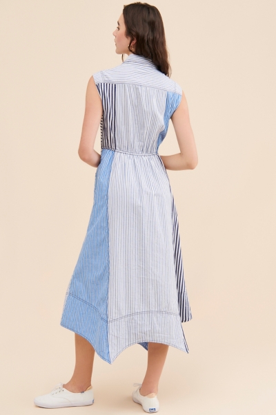 muscle midi dress Womens Black Relaxed Fit Midi Tank Dress