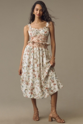 ワンピース NOIRNINE Ruffle Smocking Dress 5BMR0251 No Boundaries Juniors Smocked Dress with Ruffles, Polyester