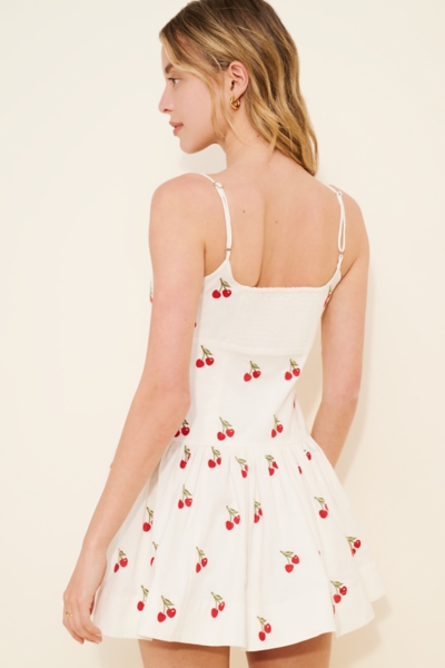 drop waist tea dress Women's Phenomenal Fashion Drop Waist Floral Midi Dress in Apricot main image 1