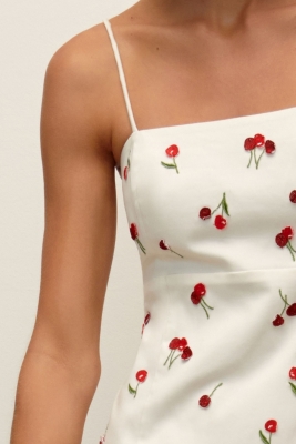 3-D Mini Dress