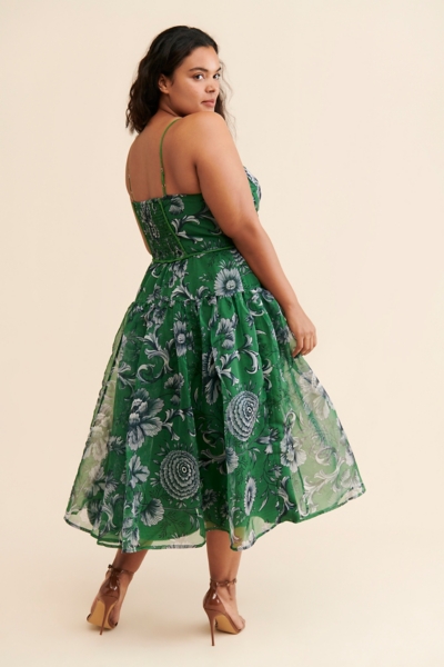 V-Neck Halter Printed Dress | Nuuly