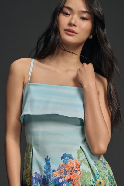 Sleeveless Printed Knee-Length Dress | Nuuly