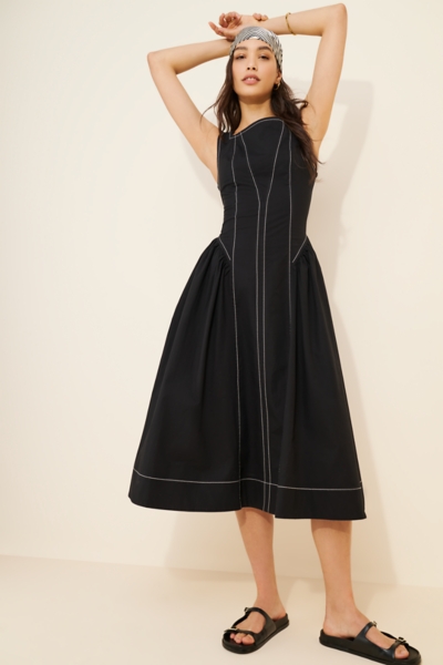 midi length shirt dress Patou