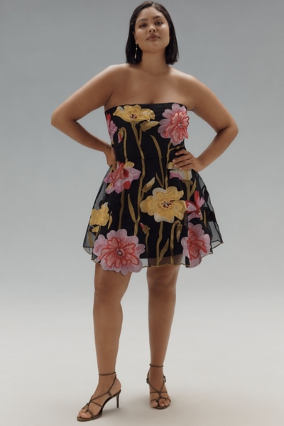 knee length dresses for ladies Petal and Pup Women's Butterfields Strapless Mini Dress main image 0