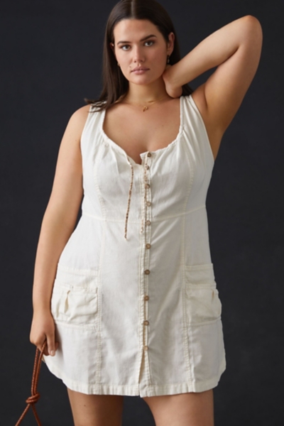 semicouture button detailed mini dress Semicouture Pleated Half-button Dress