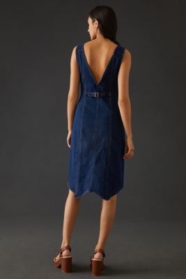 Denim Vest Midi Dress | Nuuly