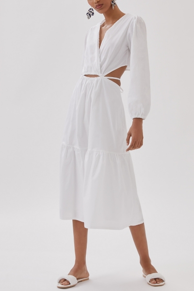 Cut-Out Midi Dress | Nuuly