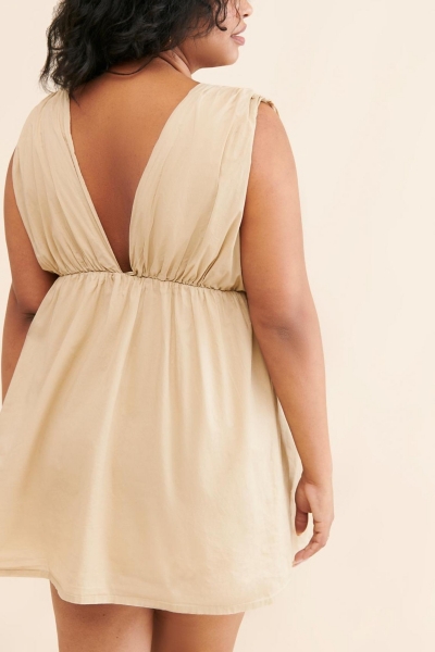 Sleeveless Poplin Mini Dress | Nuuly