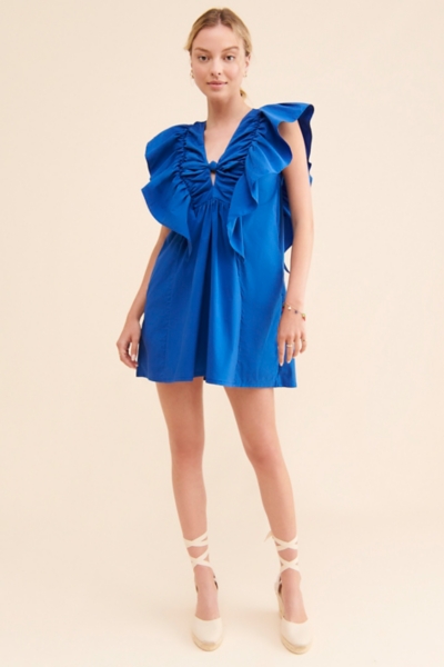 Ruffled Waistless Mini Dress | Nuuly