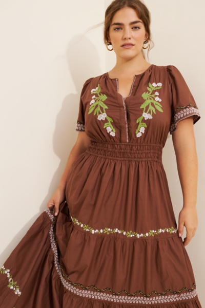 The Somerset Embroidered Maxi Dress | Nuuly