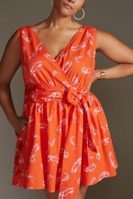 Mainely Lobster Wrap Dress Nuuly