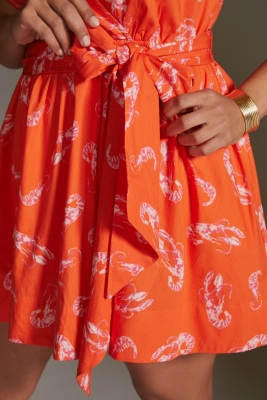 Mainely Lobster Wrap Dress