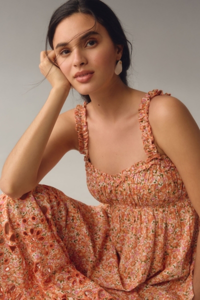 Sweetheart Babydoll Maxi Dress | Nuuly