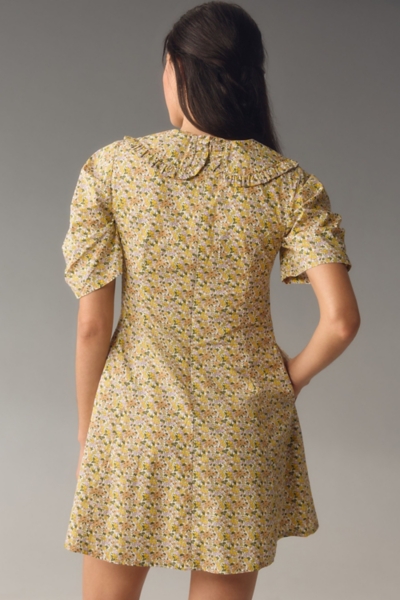 chinese dress ladies Miley Navy Embroidered Short Dress