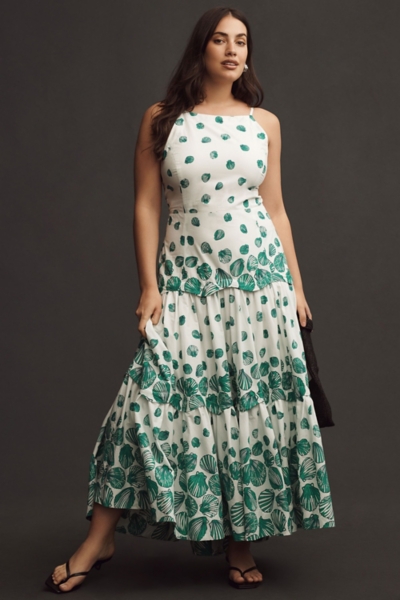 Halter Tiered Maxi Dress | Nuuly