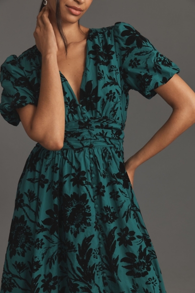 The Katerina Button-Front Dress: Velvet Burnout Ed | Nuuly