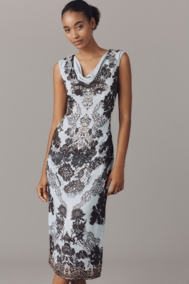 Chiffon V-Neck Maxi Dress