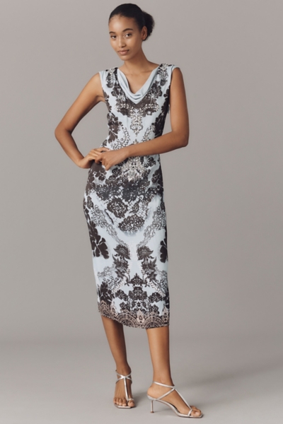 formal midi dress with pockets Halter Neck Midi Dress with Pockets – Blue Zone Planet