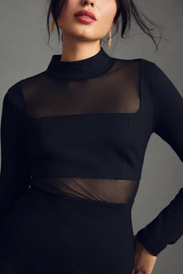 Sheer Side-Slit Dress | Nuuly