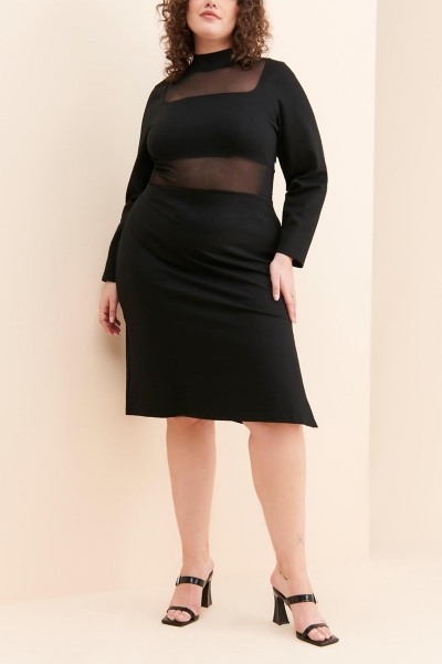 Sheer Side-Slit Dress | Nuuly