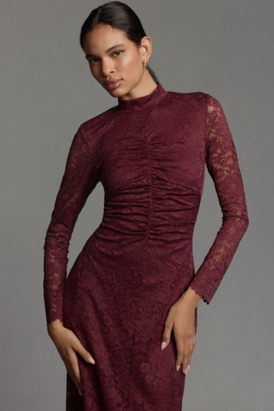 green emerald velvet dress Puremeso Mock Neck Dress in Black – The Normal Brand main image 0