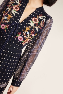 Cassidy Embroidered Midi Dress | Nuuly