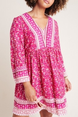 petra tiered tunic dress