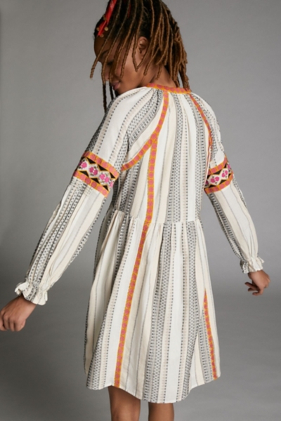 Lottie Embroidered Mini Dress | Nuuly