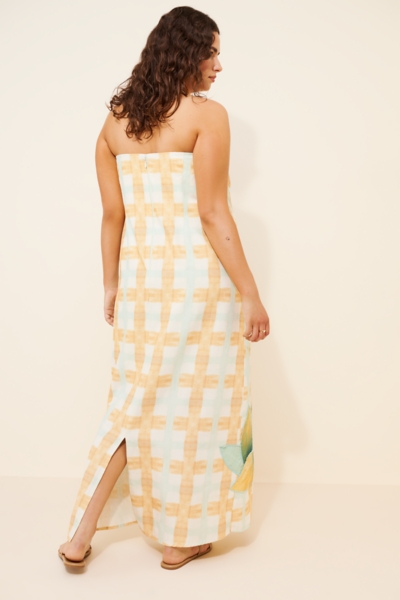 Strapless Cotton Linen Dress | Nuuly