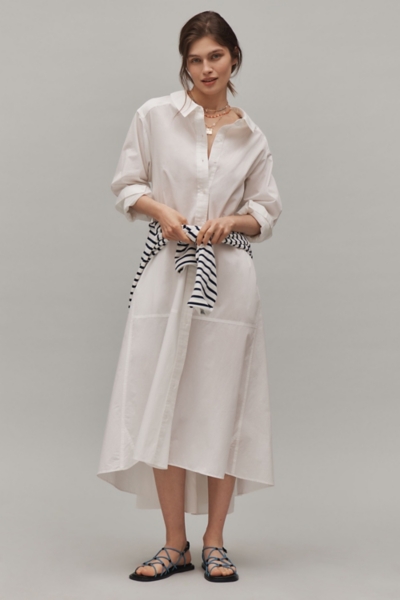 Long-Sleeve Maxi Shirt Dress | Nuuly