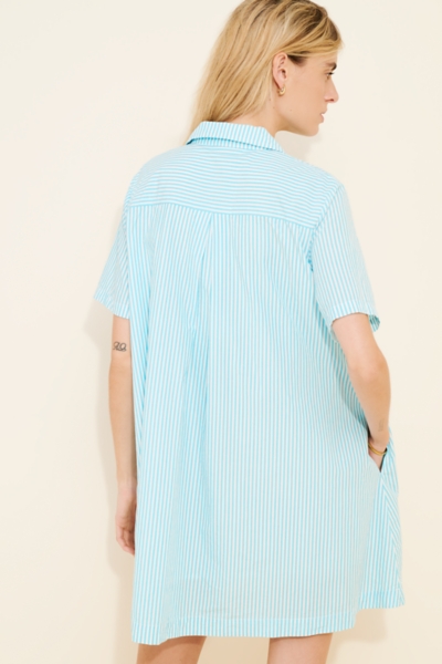The Pollie Short-Sleeve Swing Tunic Mini Dress: Em | Nuuly