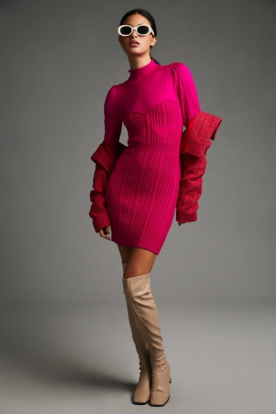 strapless open back dress Into The Field Dress, Pink – Chic Soul