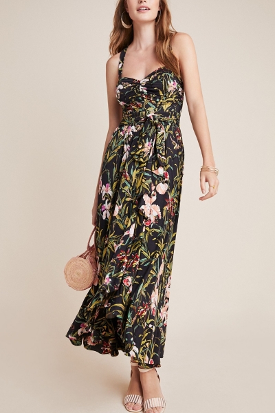 abstract print maxi dress let me be Just Imagine It Pink Abstract Maxi Dress – Shop the Mint