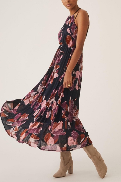 Tiered Halter Maxi Dress | Nuuly