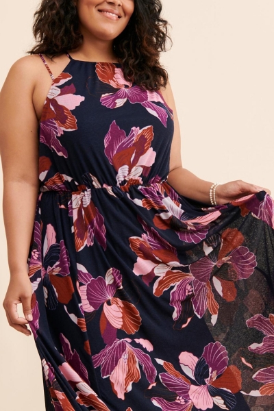 Tiered Halter Maxi Dress | Nuuly