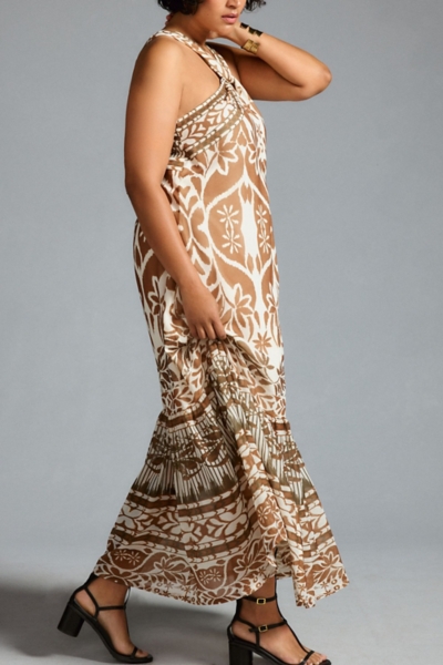 Printed Halter Dress | Nuuly