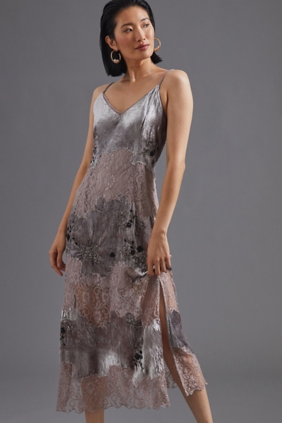 knee length dresses for ladies Ruched Cup Slip Maxi Dress – WeWoreWhat