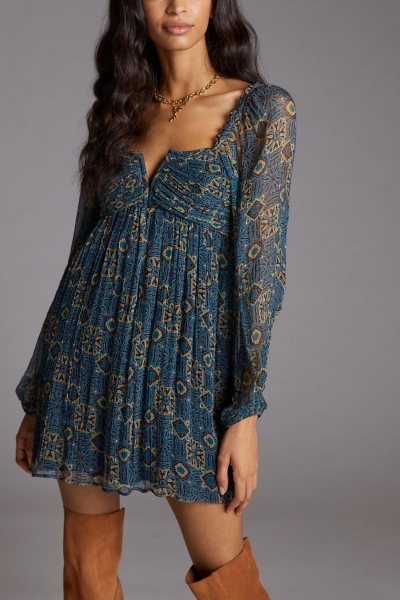 Babydoll Boho Mini Dress | Nuuly