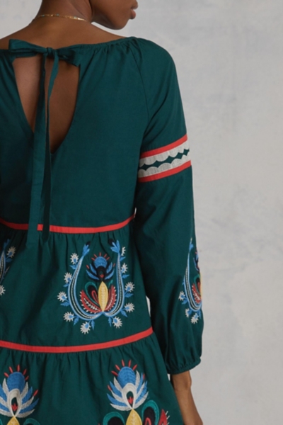 Embroidered Tunic Dress