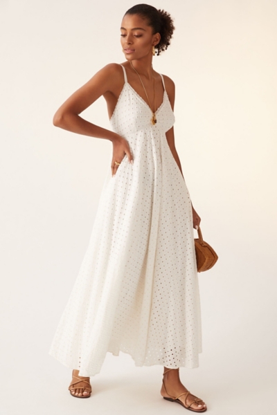 Eyelet Boho Maxi Dress | Nuuly
