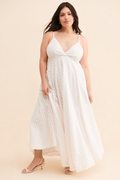 Eyelet Boho Maxi Dress | Nuuly