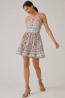 Ruffle Tube Mini Dress | Nuuly