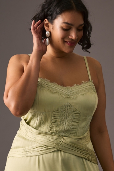 lin dress dame Rayna Bustier Maxi Dress