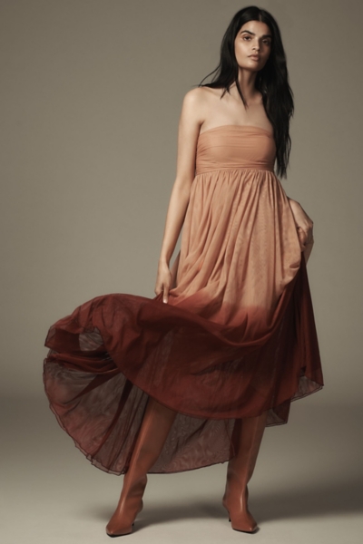 Ombre Strapless Maxi Dress | Nuuly