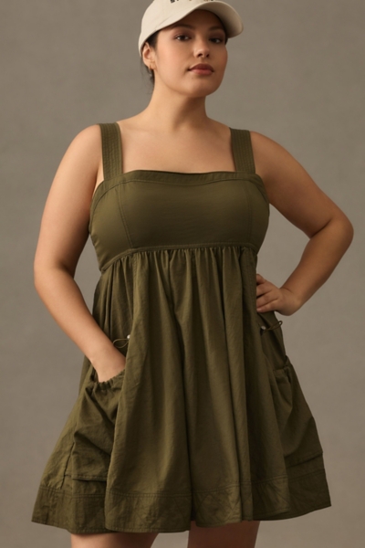 green emerald velvet dress Come For It Olive Green Toile Floral Babydoll Dress  Shop the Mint