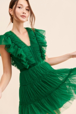 Tiered Tulle Mini Dress | Nuuly