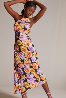 Asymmetrical Hem Midi Dress | Nuuly
