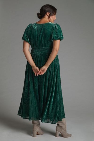 Catalina Burnout Velvet Maxi Dress | Nuuly