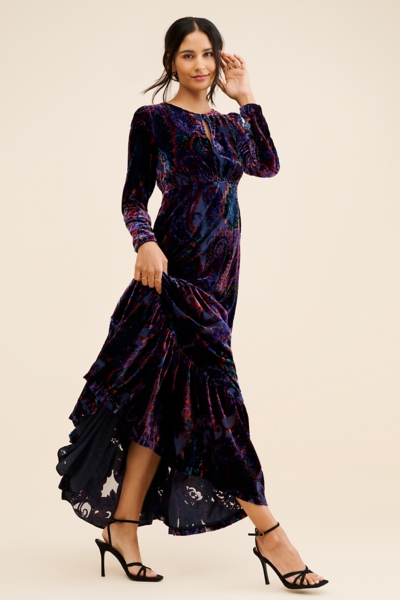 Burnout Velvet Maxi Dress | Nuuly